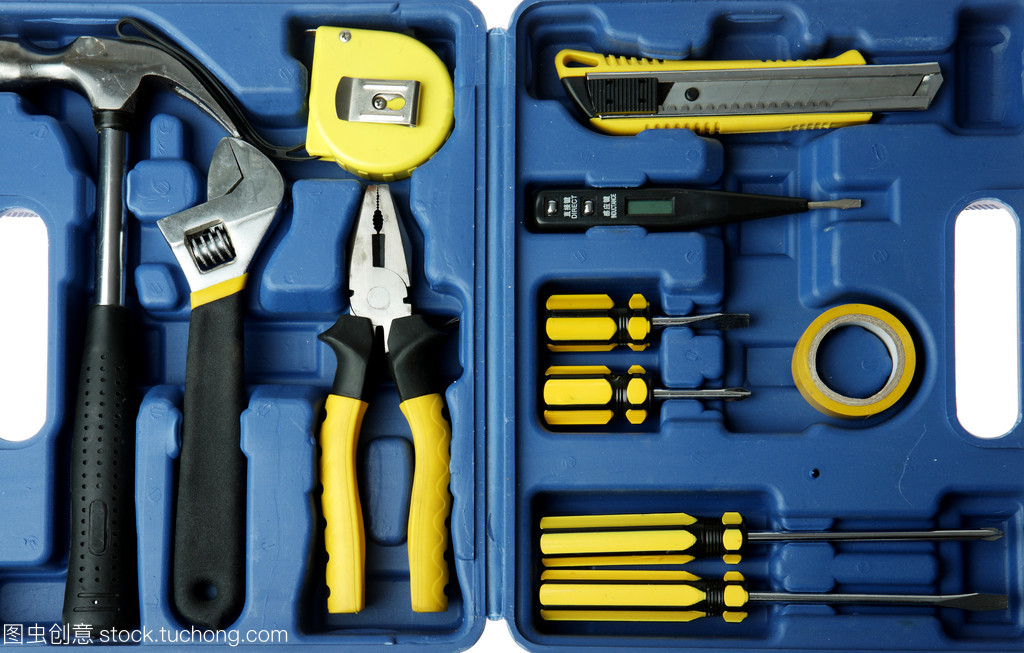 藍色工具箱 五金工具的完美搭檔